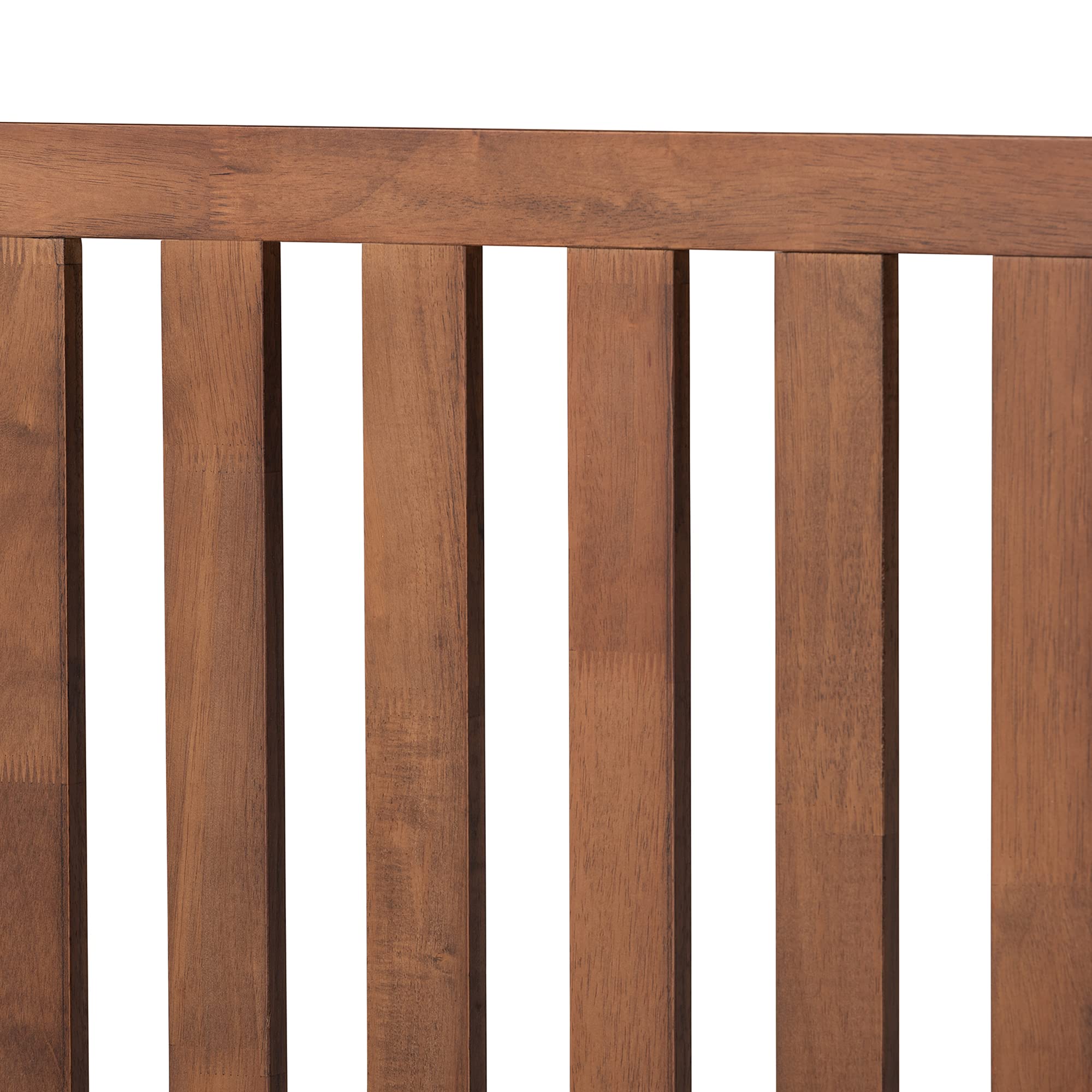 Modern Wood Full Size Platform Bed - From Where - 
