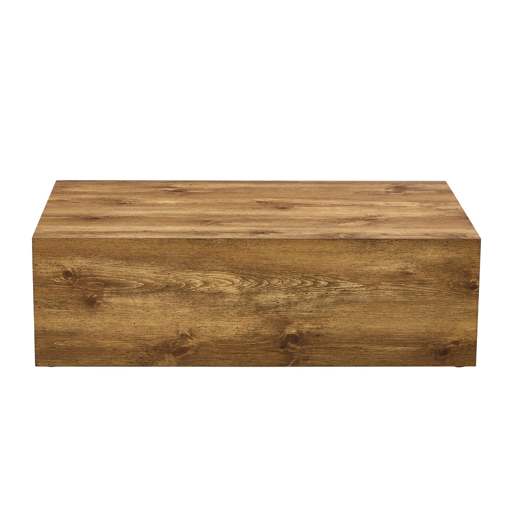 Modern Wood Rectangular Coffee Table - From Where - 