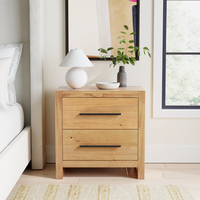 Modica 26" Solid Wood Nightstand - From Where - 