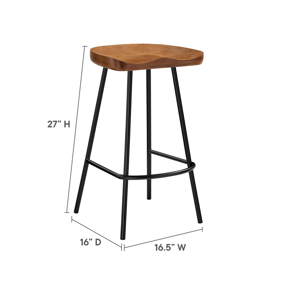 Modway Backless Counter Stools (Set of 2) - From Where - 
