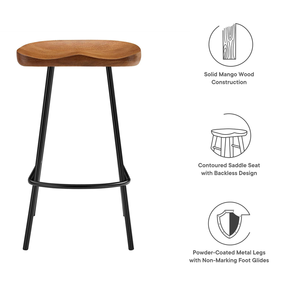 Modway Backless Counter Stools (Set of 2) - From Where - 