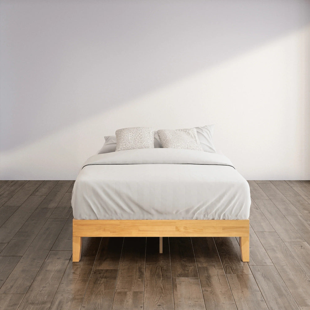 Moiz Deluxe Wood Platform Bed Frame - From Where Finds - 