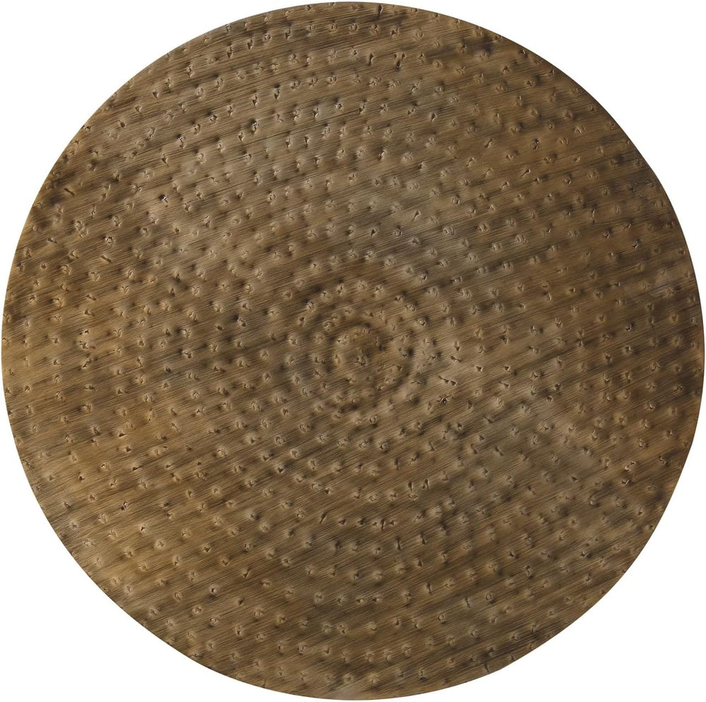 Monarch Specialties Accent Table - 22" H/Copper Iron Metal Drum End - From Where - 