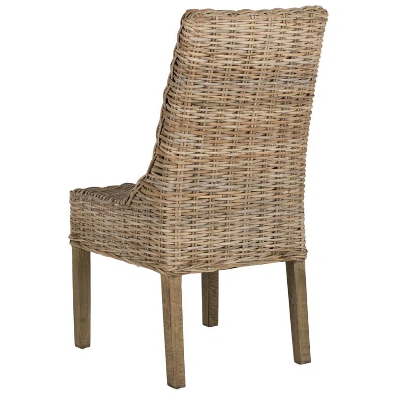 Montagna 18" Rattan Arm Chair (Set Of 2) - From Where - 