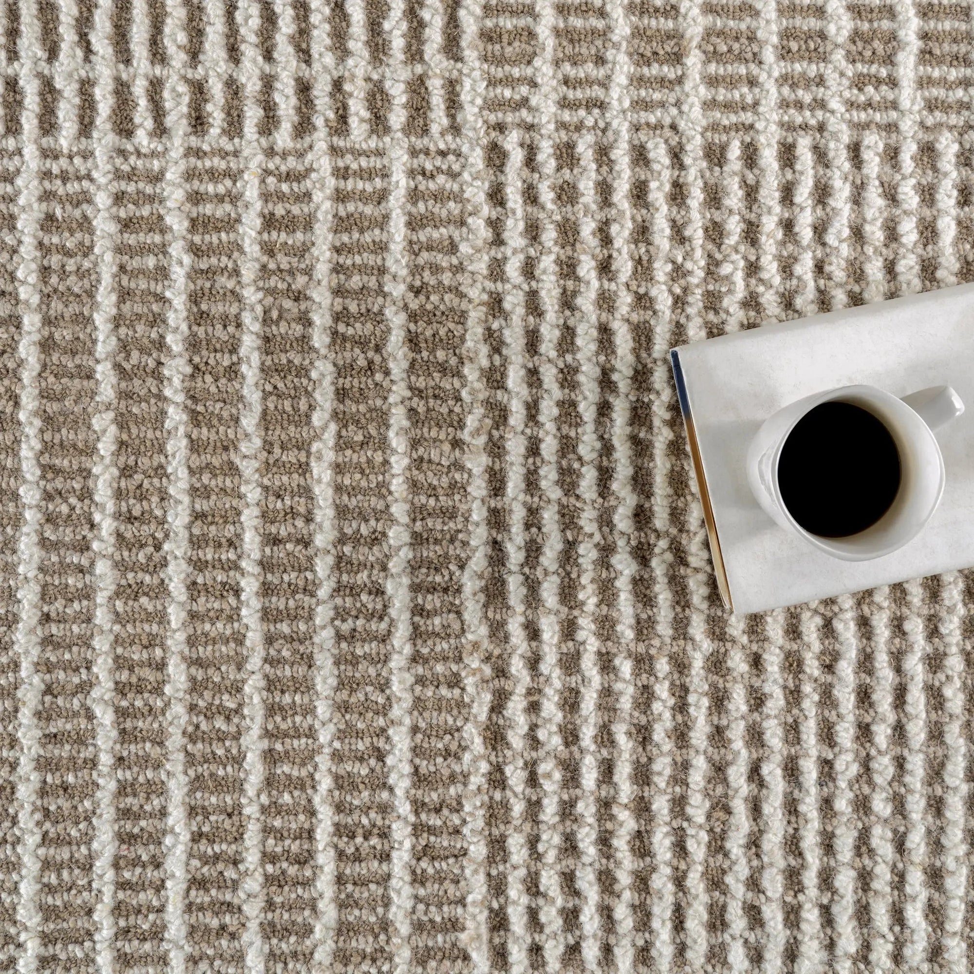 Montecito Tiled Wool Rug - From Where Finds - 
