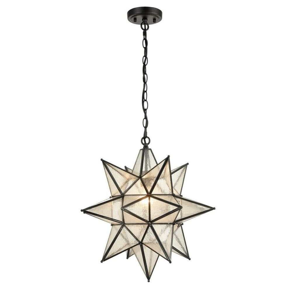 Moravian Star Pendant Chandelier - From Where -