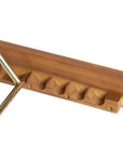 Morell Acacia Chaise Lounge - From Where - 