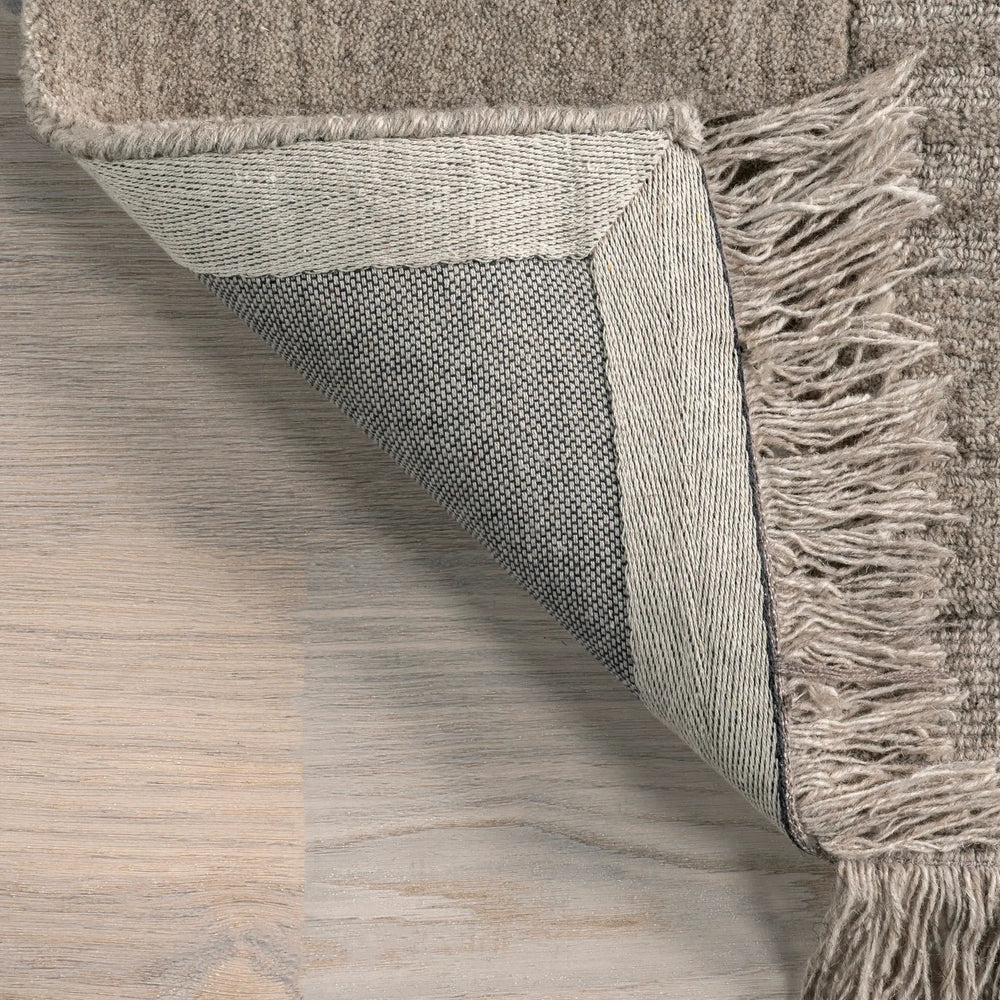 Mozai Fringed Wool - Blend Rug - From Where Finds - 