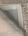 Mozai Fringed Wool - Blend Rug - From Where Finds - 