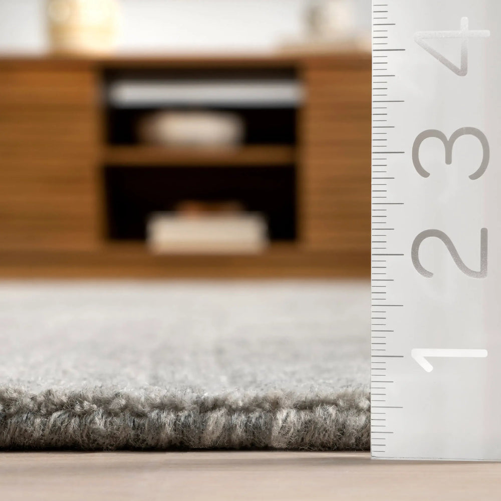Mozai Fringed Wool - Blend Rug - From Where Finds - 