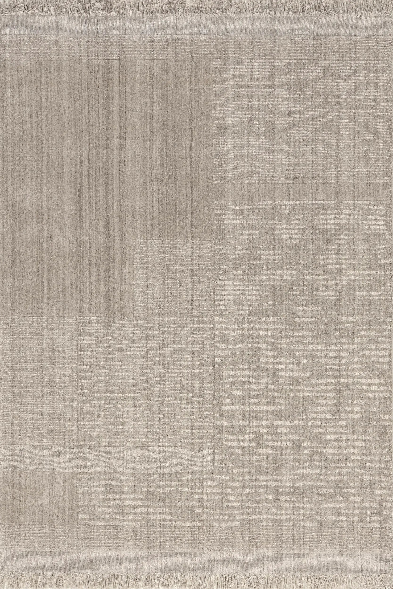 Mozai Fringed Wool - Blend Rug - From Where Finds - 