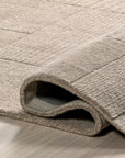 Mozai Fringed Wool - Blend Rug - From Where Finds - 