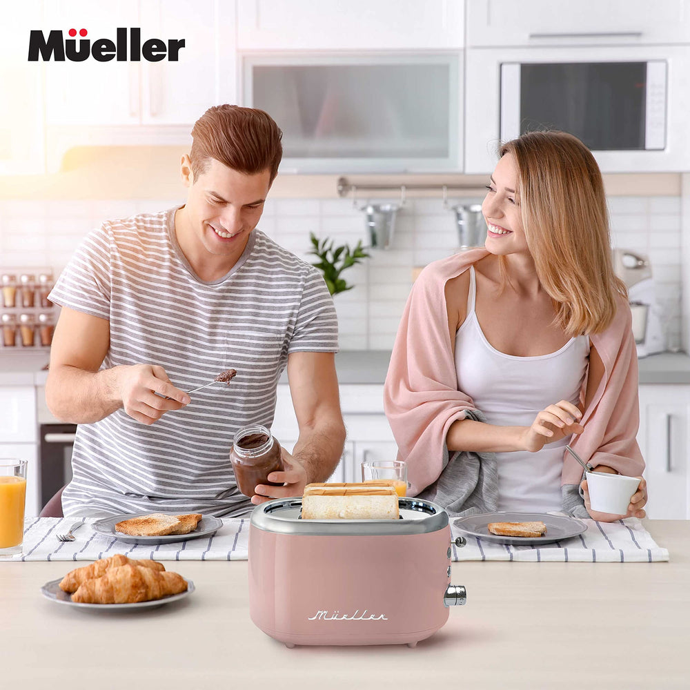 MÜELLERHOME 2 - Slice Pink Retro Toaster - From Where - 