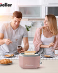 MÜELLERHOME 2 - Slice Pink Retro Toaster - From Where - 