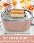 MÜELLERHOME 2 - Slice Pink Retro Toaster - From Where - 