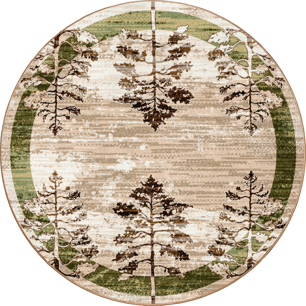 Mystic Woods BFX – Natural and Moss Rug - From Where Finds - 