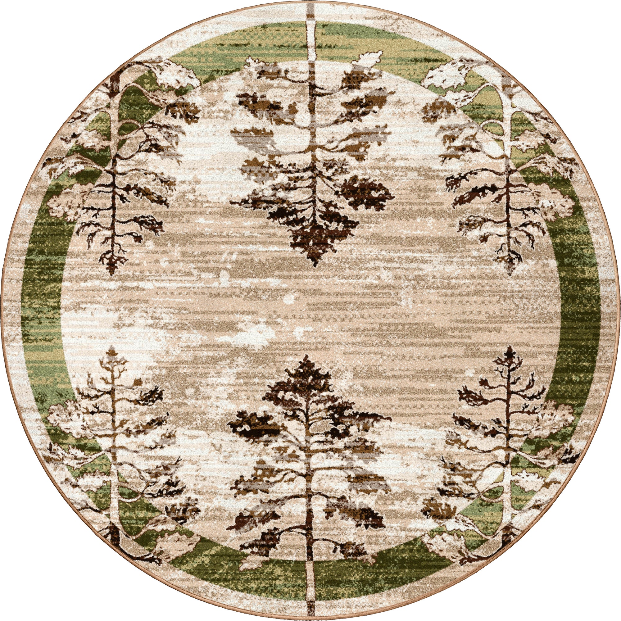 Mystic Woods BFX – Natural and Moss Rug - From Where Finds - 