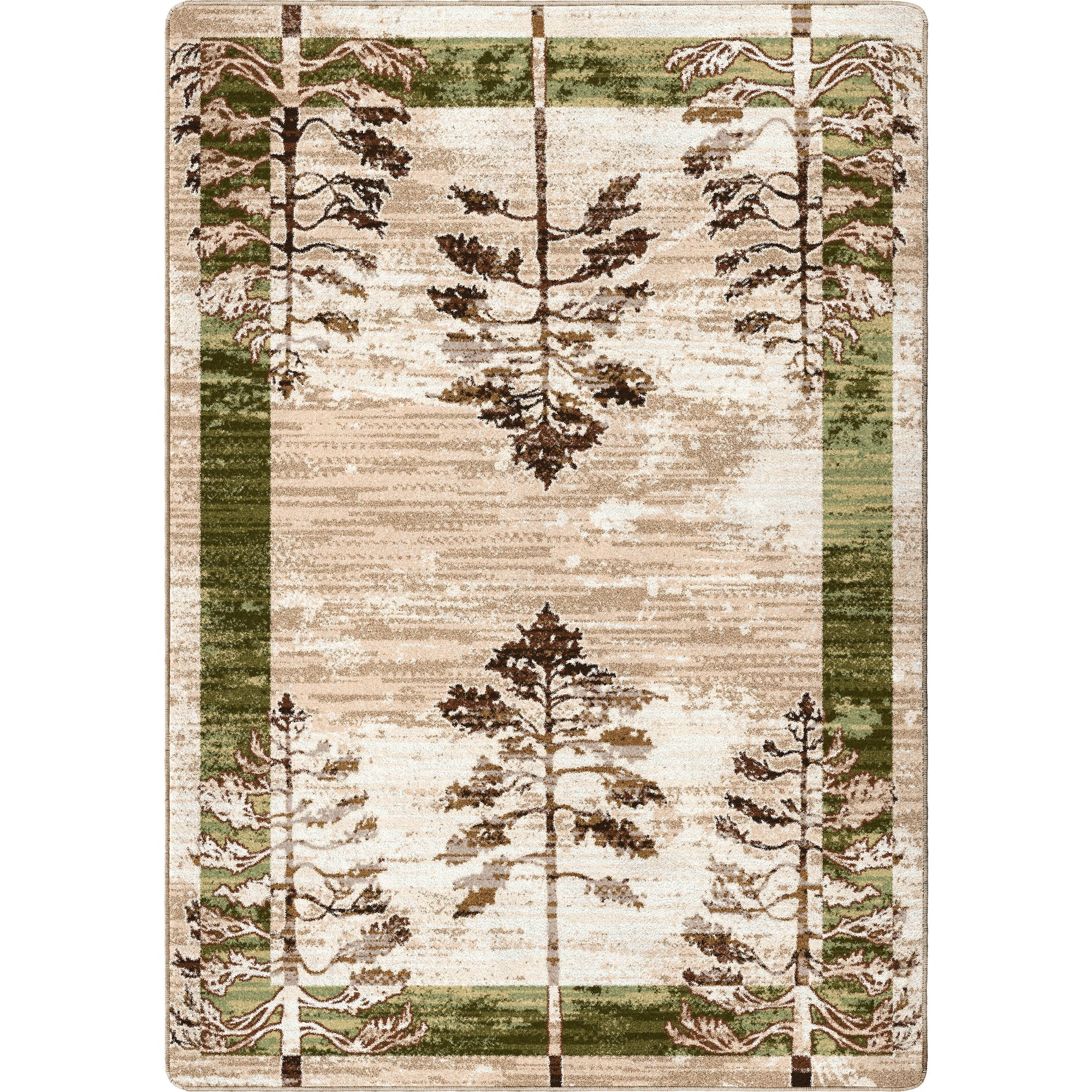 Mystic Woods BFX – Natural and Moss Rug - From Where Finds - 
