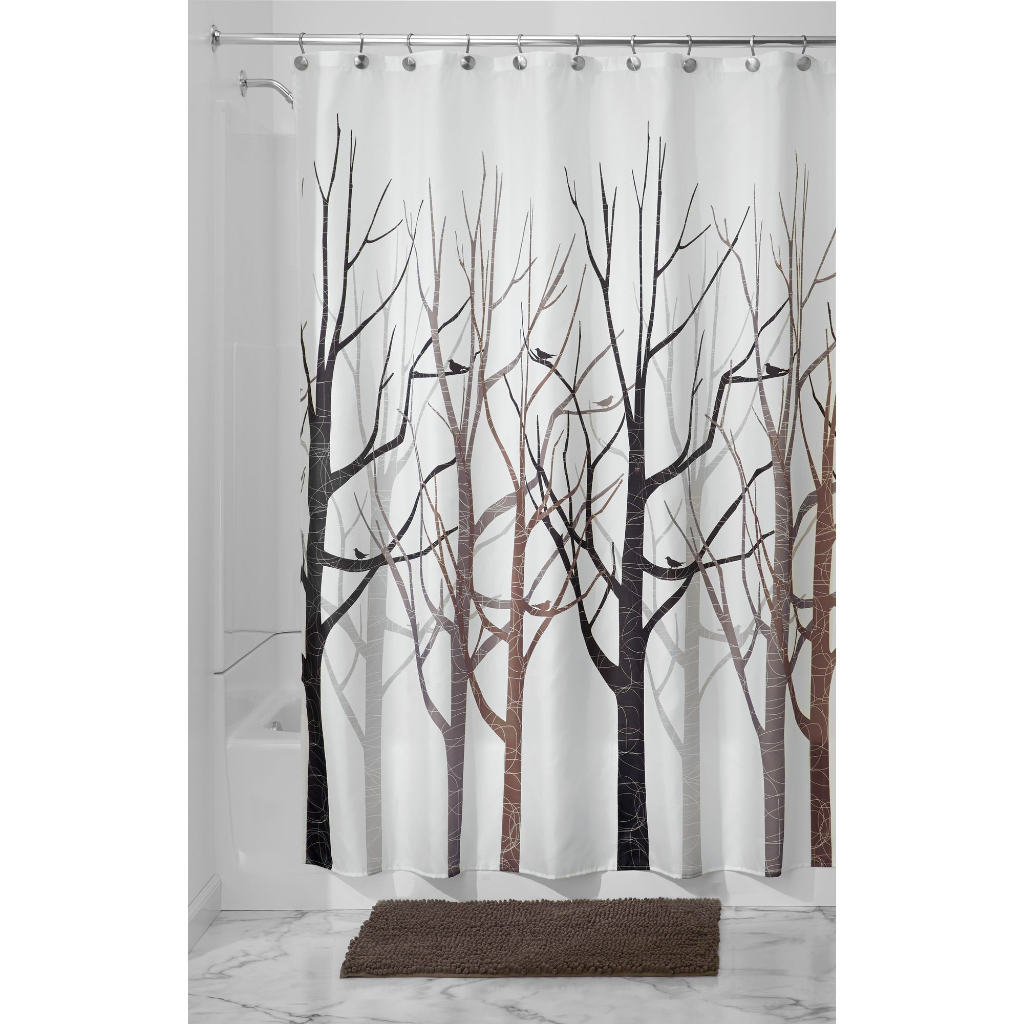 Naal Floral Shower Curtain - From Where - 
