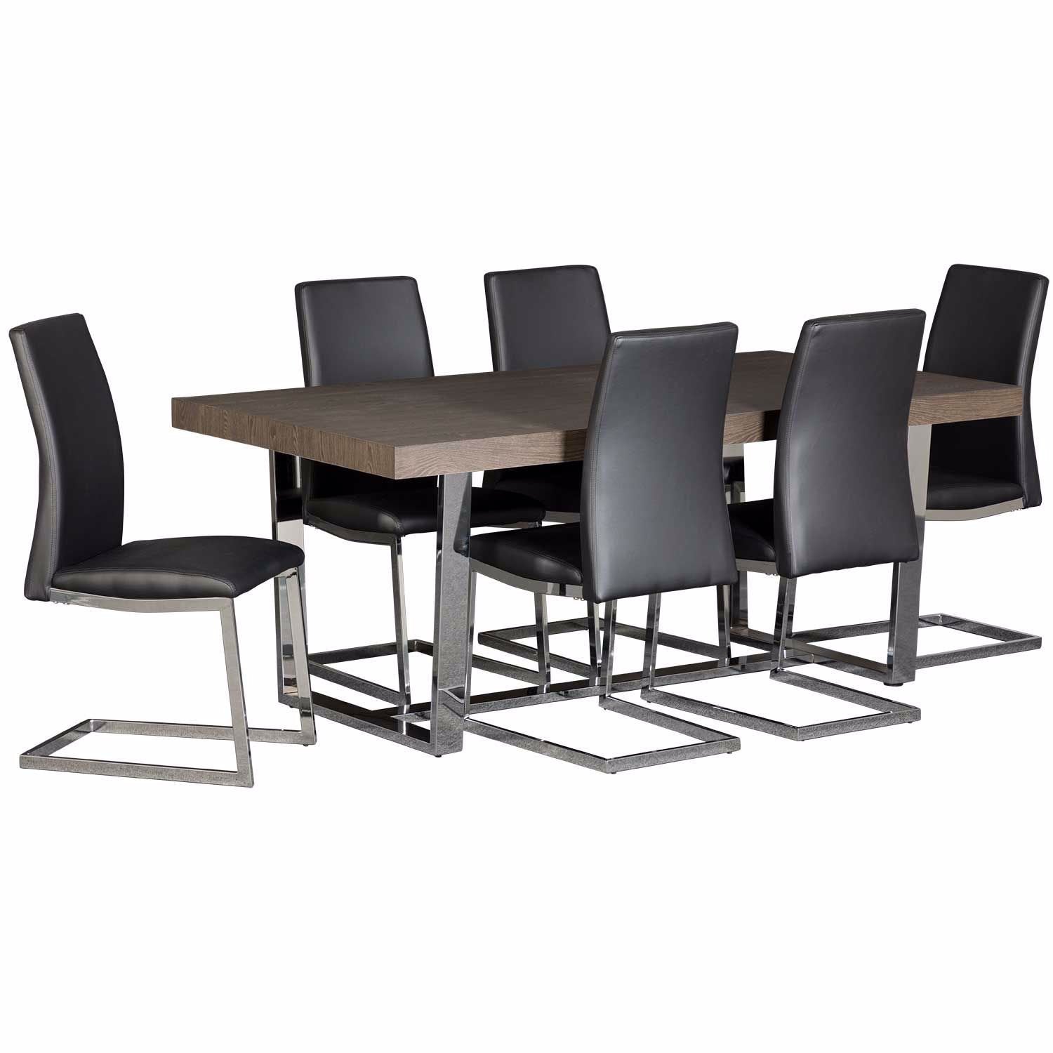 Nadia 7 Piece Dining Set - From Where - 