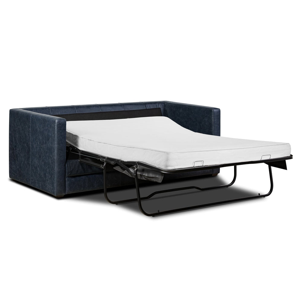 Napa 82" Leather Sleeper Sofa - From Where Finds -