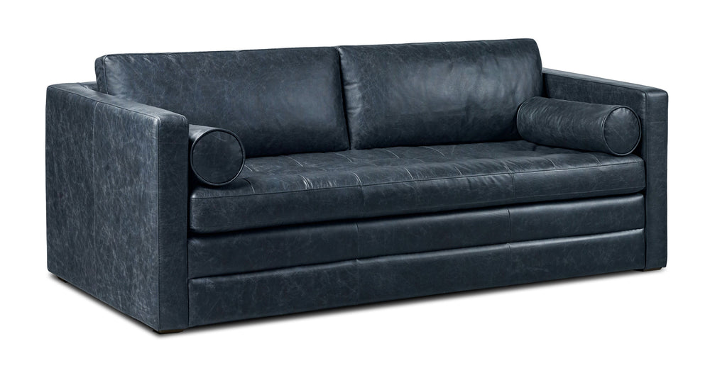 Napa 82" Leather Sleeper Sofa - From Where - 