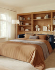 Napa 82" Leather Sleeper Sofa - From Where Finds -