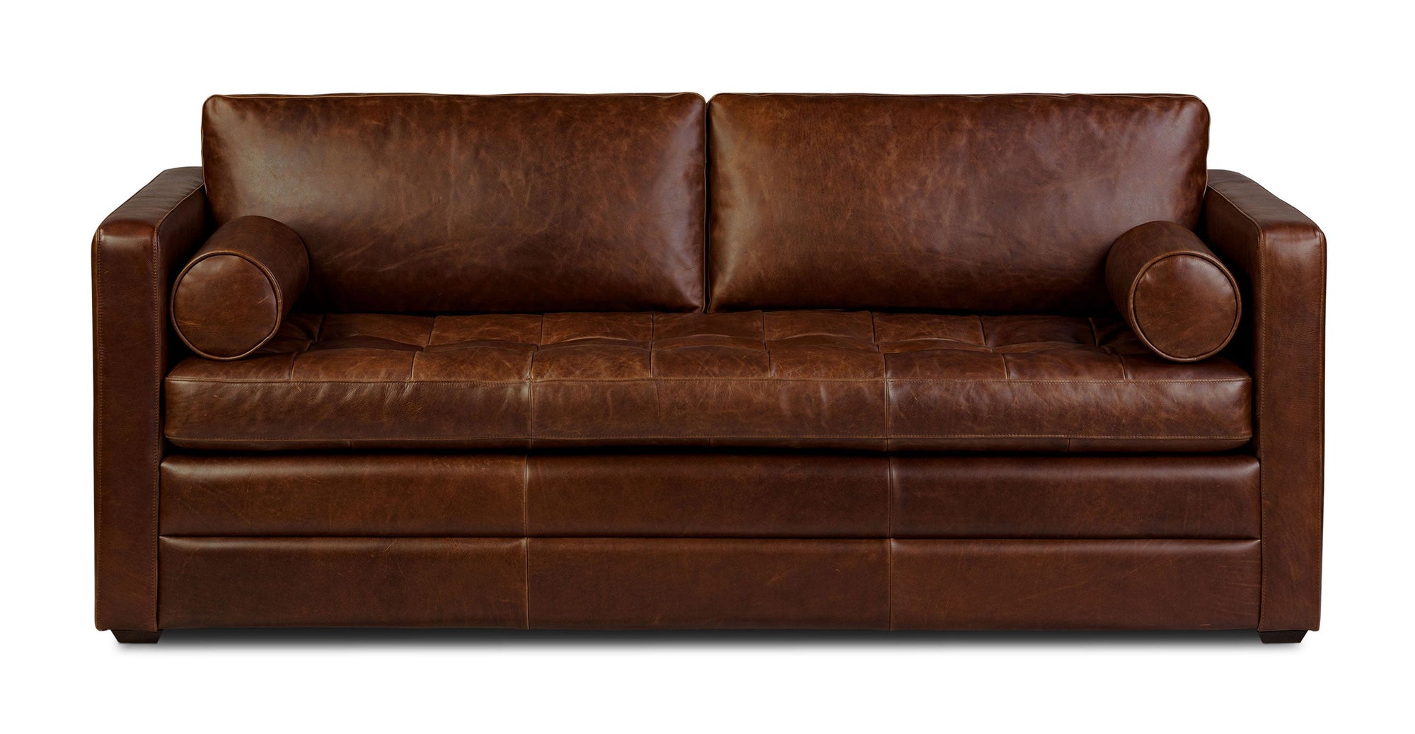 Napa 82" Leather Sleeper Sofa - From Where - 
