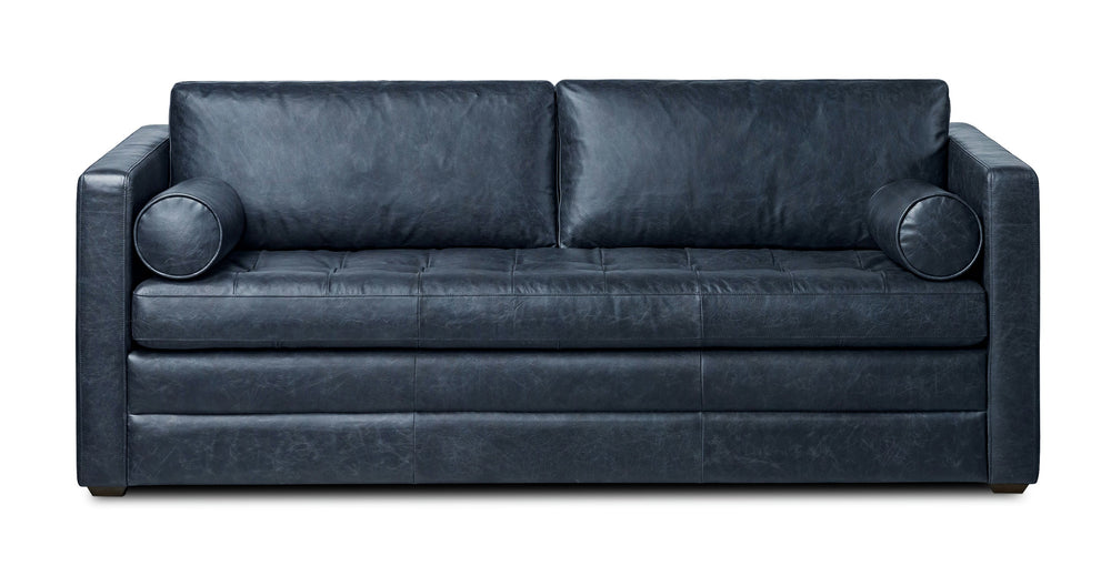 Napa 82" Leather Sleeper Sofa - From Where - 