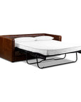 Napa 82" Leather Sleeper Sofa - From Where Finds -