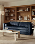 Napa 82" Leather Sleeper Sofa - From Where Finds -