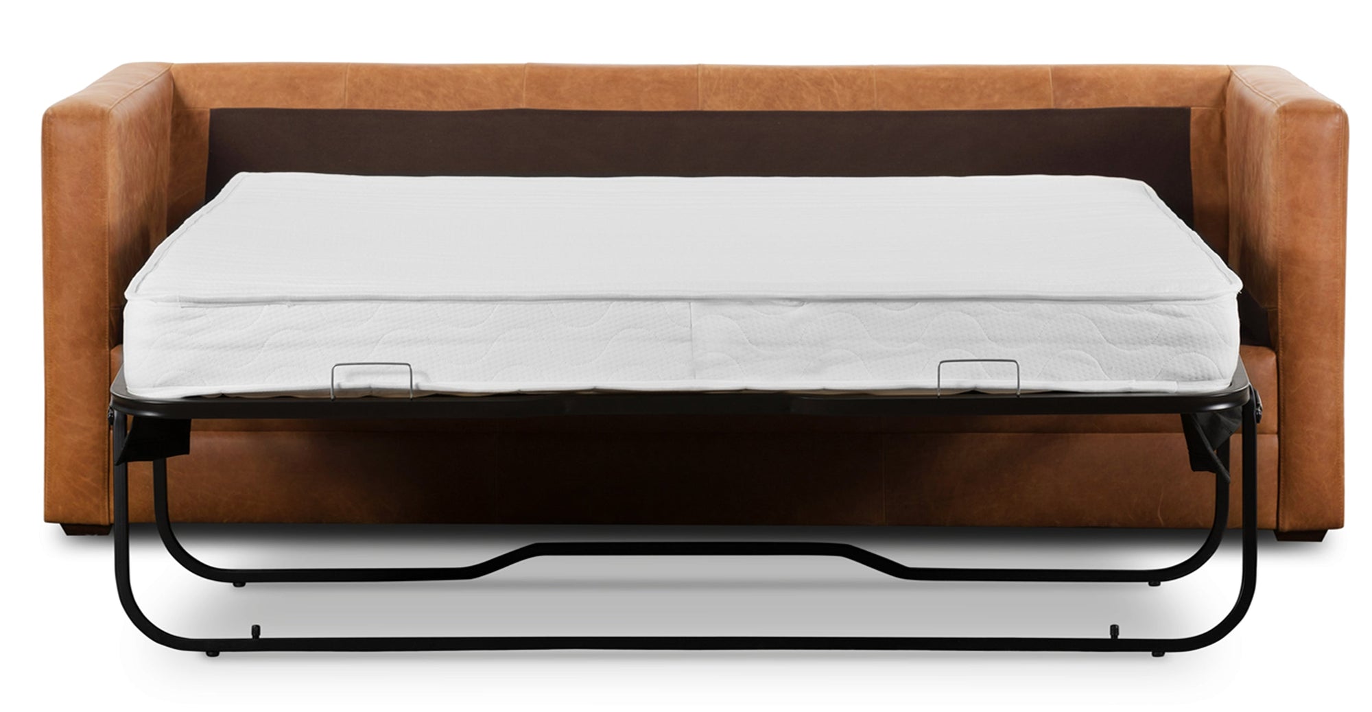 Napa 82" Leather Sleeper Sofa - From Where - 