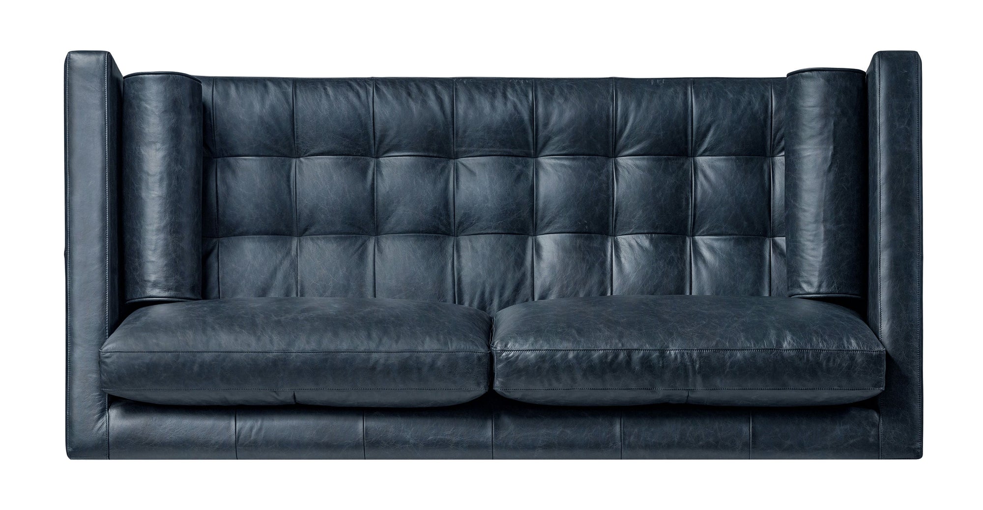 Napa 82&quot; Leather Sleeper Sofa - From Where - 