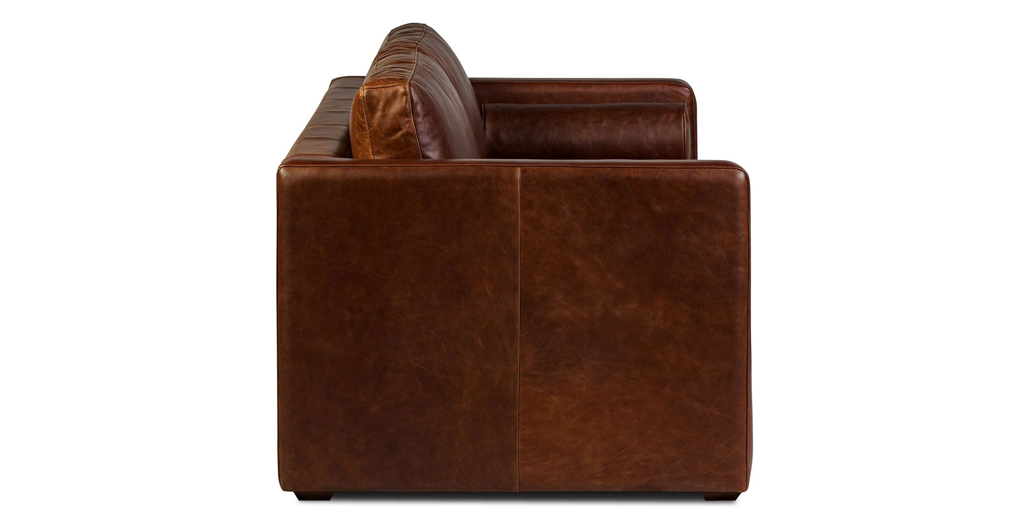 Napa 82&quot; Leather Sleeper Sofa - From Where - 