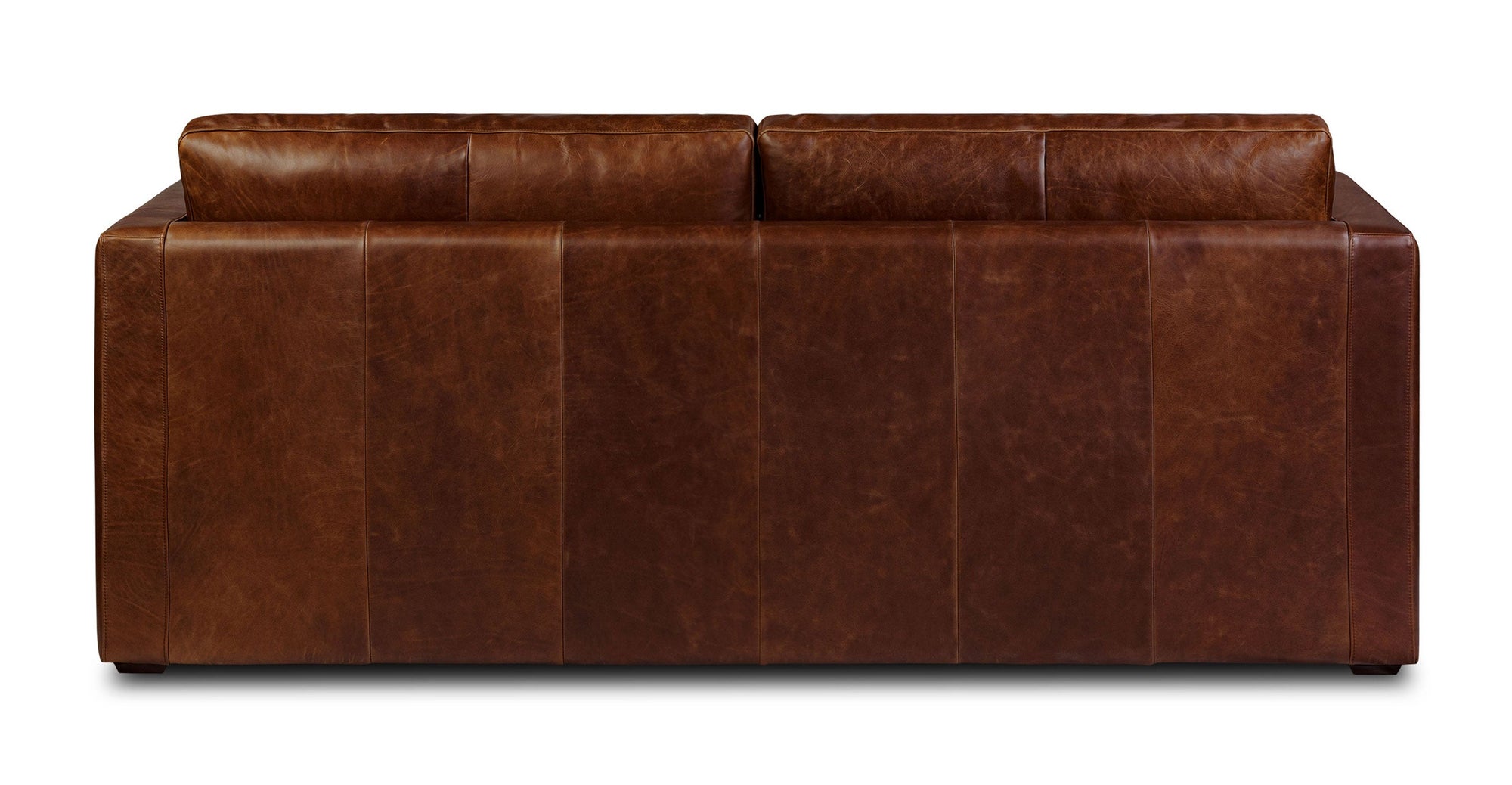 Napa 82&quot; Leather Sleeper Sofa - From Where - 