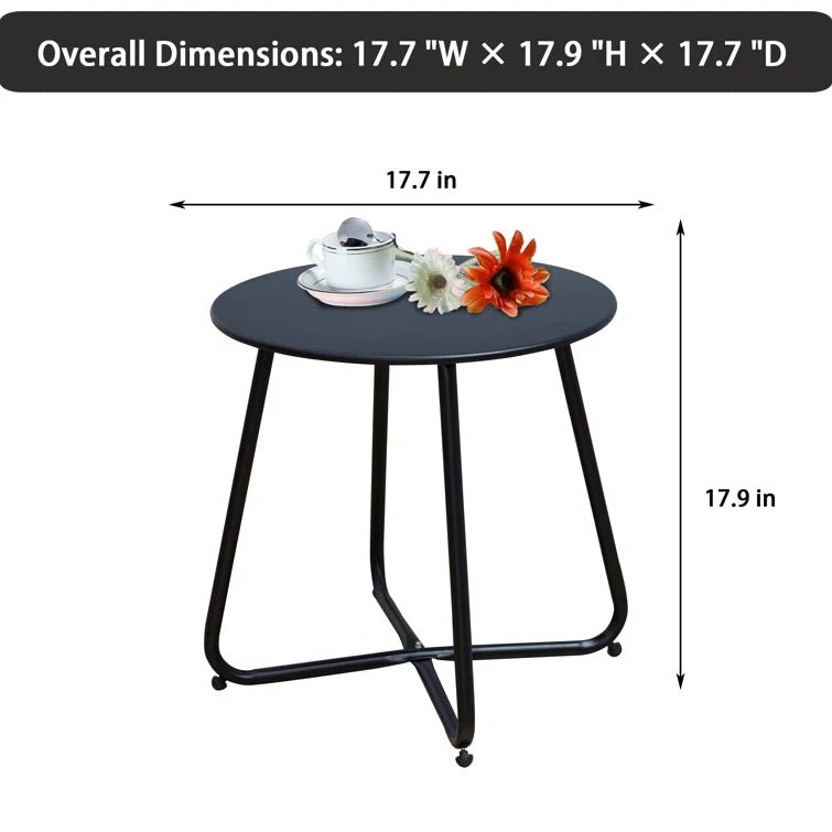 Naropa Metal Side Table - From Where - 