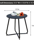 Naropa Metal Side Table - From Where - 