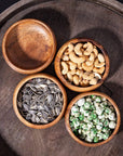 Natural Acacia Wooden Bowls - From Where - 