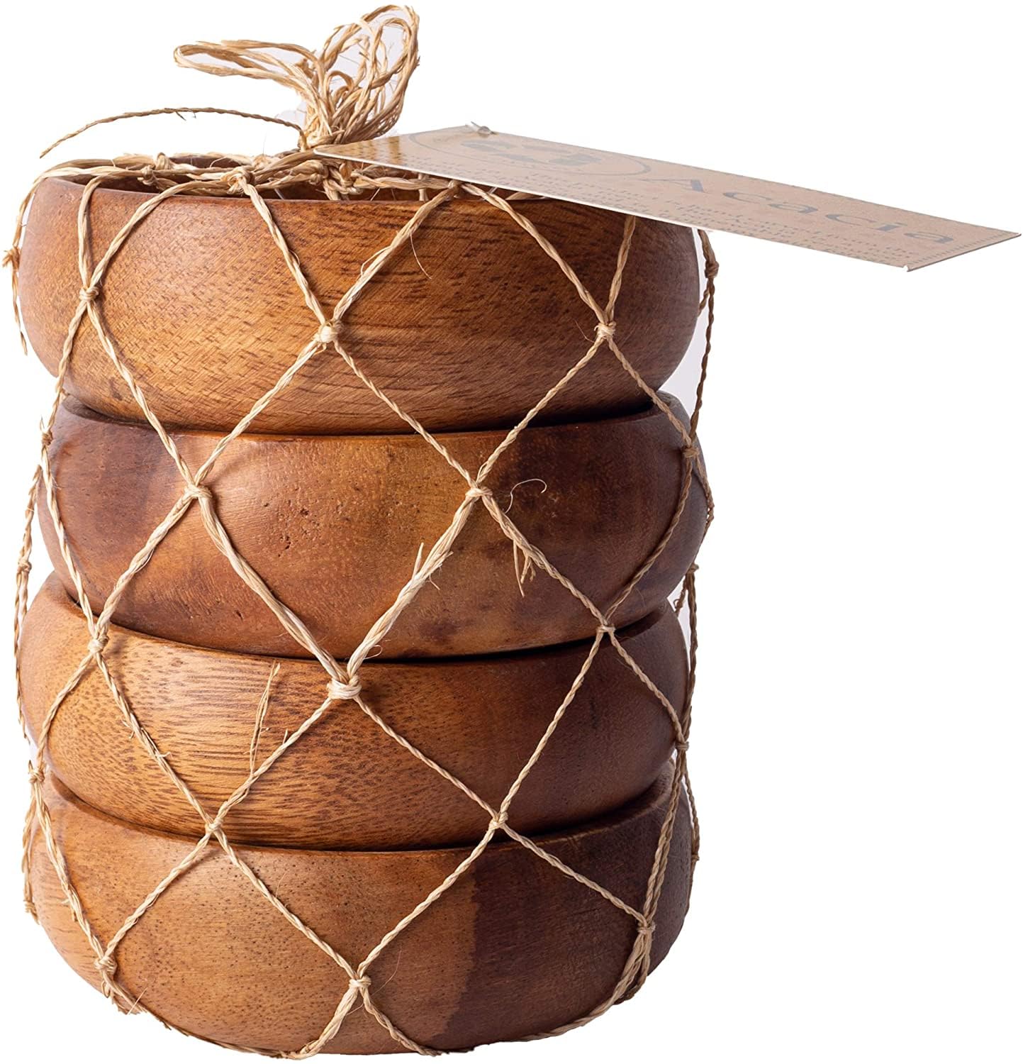 Natural Acacia Wooden Bowls - From Where - 