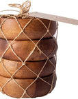 Natural Acacia Wooden Bowls - From Where - 