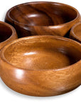 Natural Acacia Wooden Bowls - From Where - 