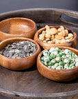 Natural Acacia Wooden Bowls - From Where - 