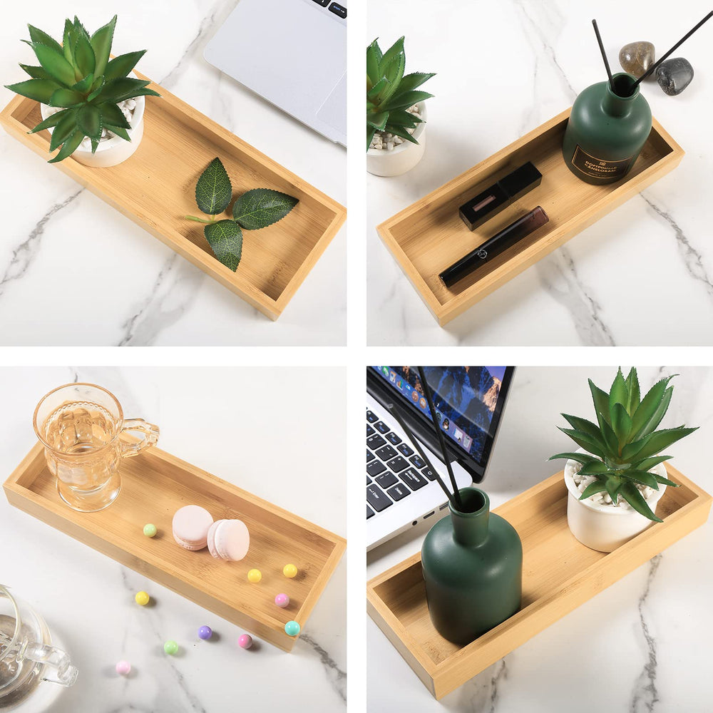Natural Bamboo Vanity Tray - From Where - 