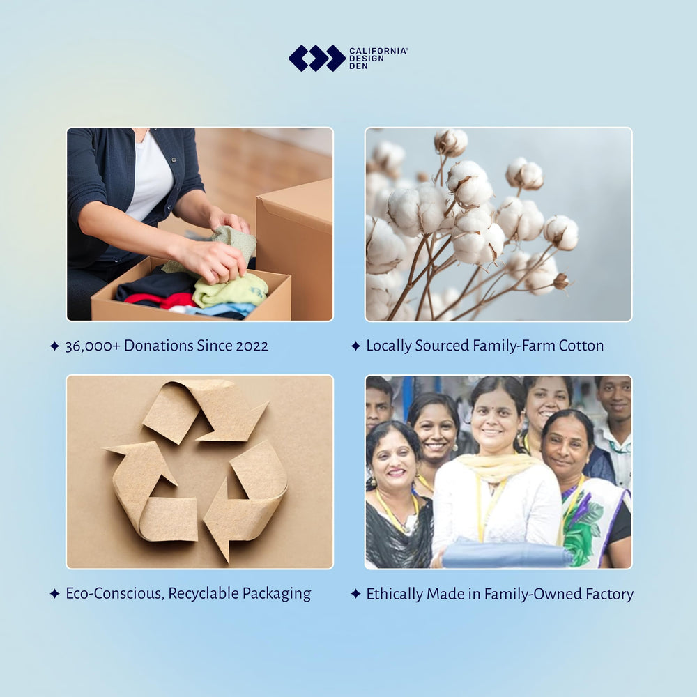 Natural Cotton Bedding Set - From Where - 