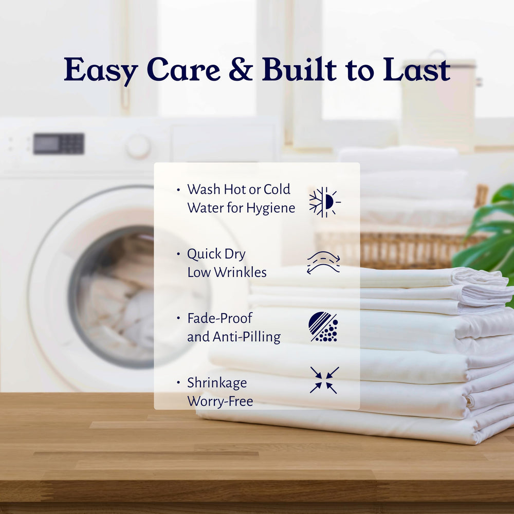 Natural Cotton Bedding Set - From Where - 