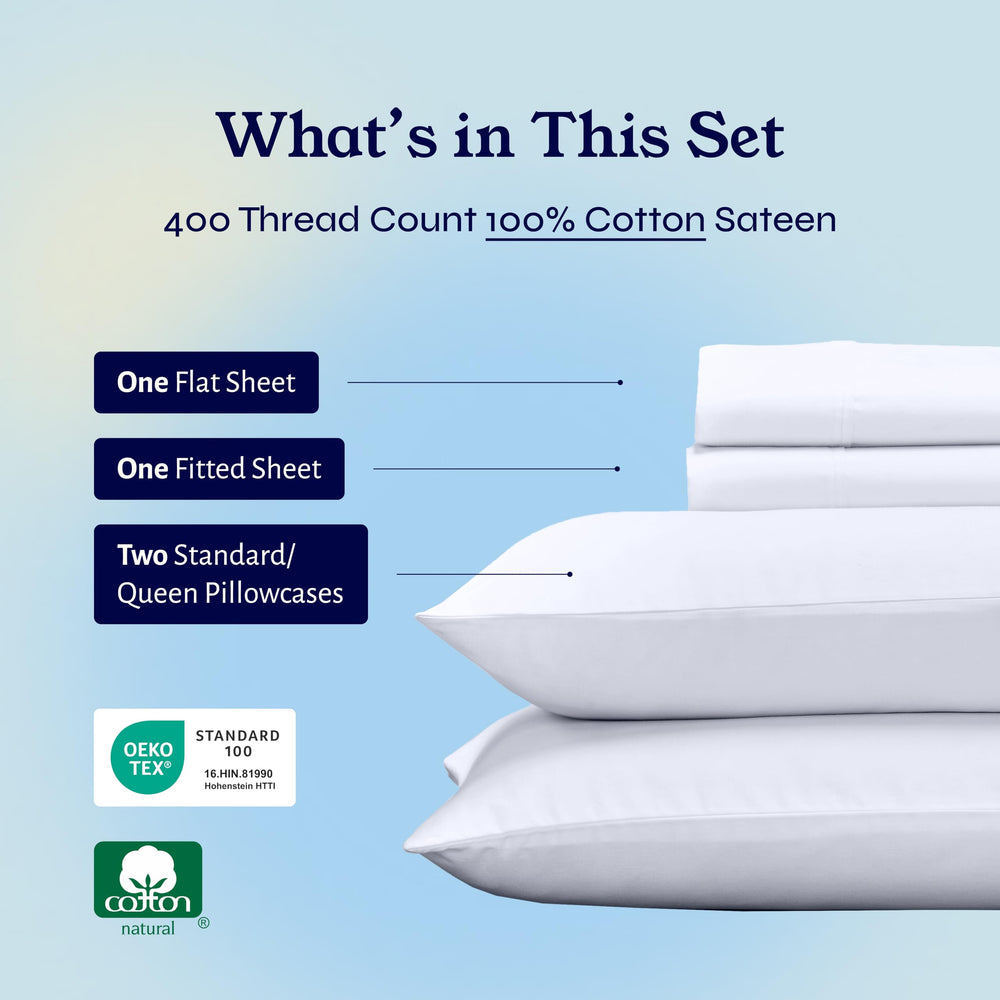Natural Cotton Bedding Set - From Where - 