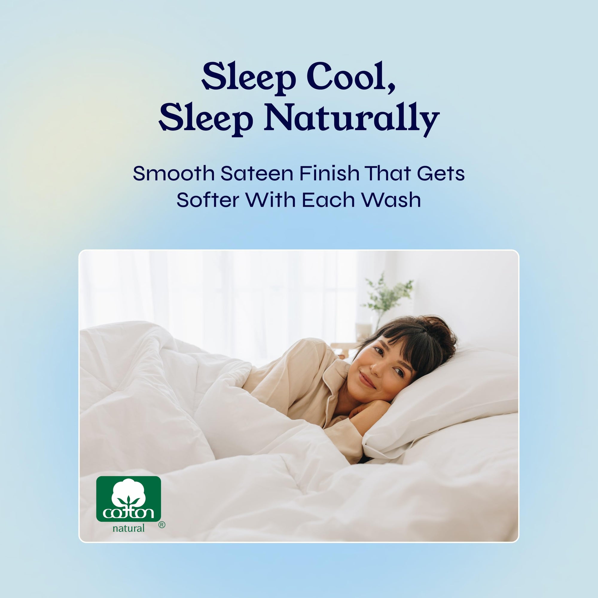 Natural Cotton Bedding Set - From Where - 