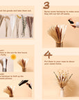 Natural Dried Pampas Grass Bouquet Home Decor - From Where - 