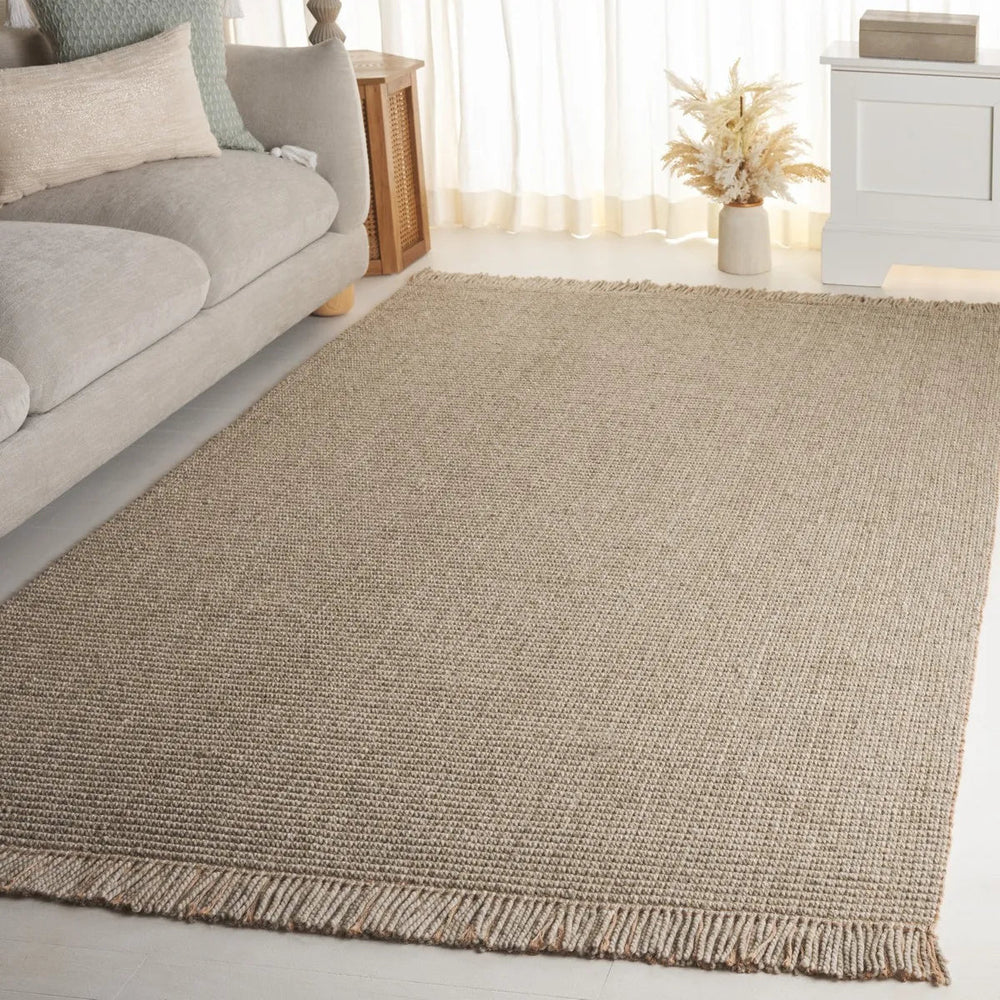 Natural Fiber Flat Weave Rug - Grey - From Where Finds - 