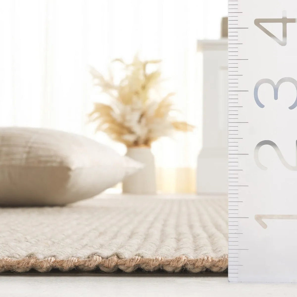 Natural Fiber Flat Weave Rug - Grey - From Where Finds - 